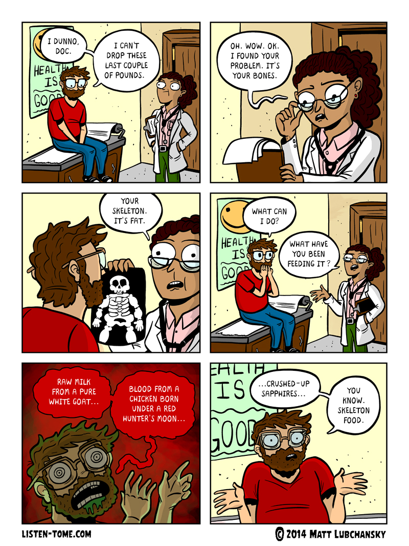 do not take this comic as an endorsement of visiting doctors